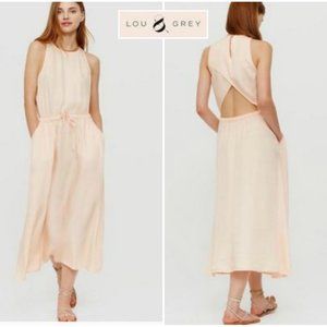 NWOT Lou & Grey Luster Cutout Midi Dress